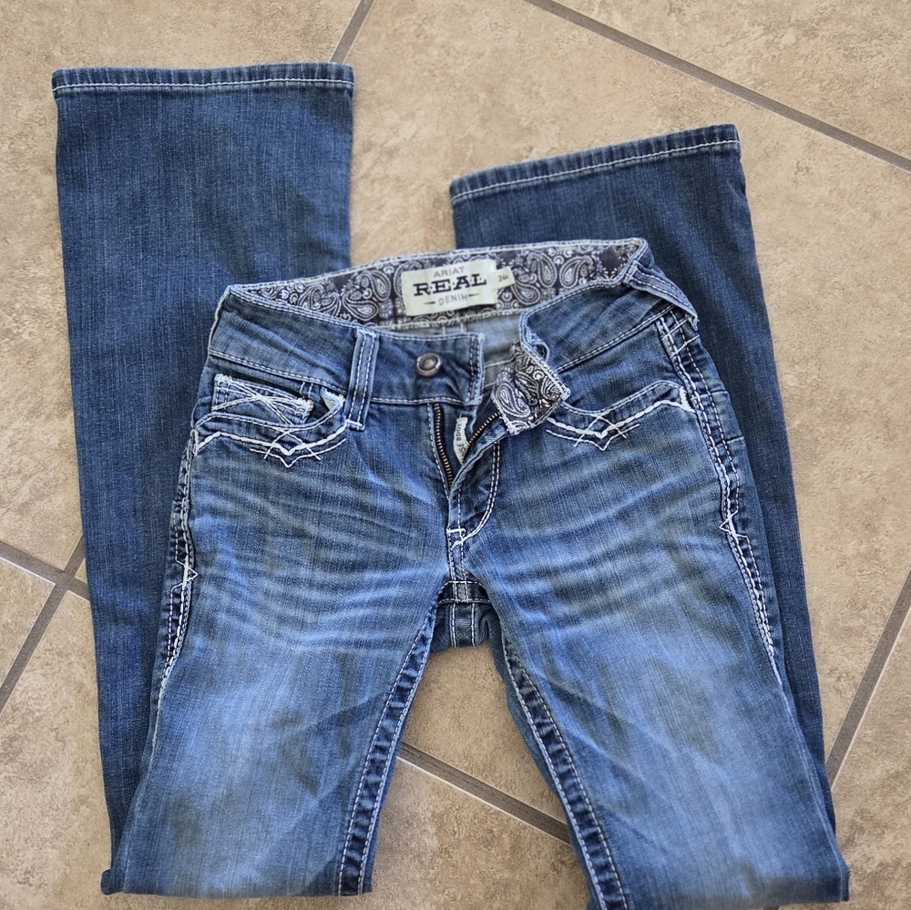 Ariat Women's Boot Cut Jeans - Classic Blue